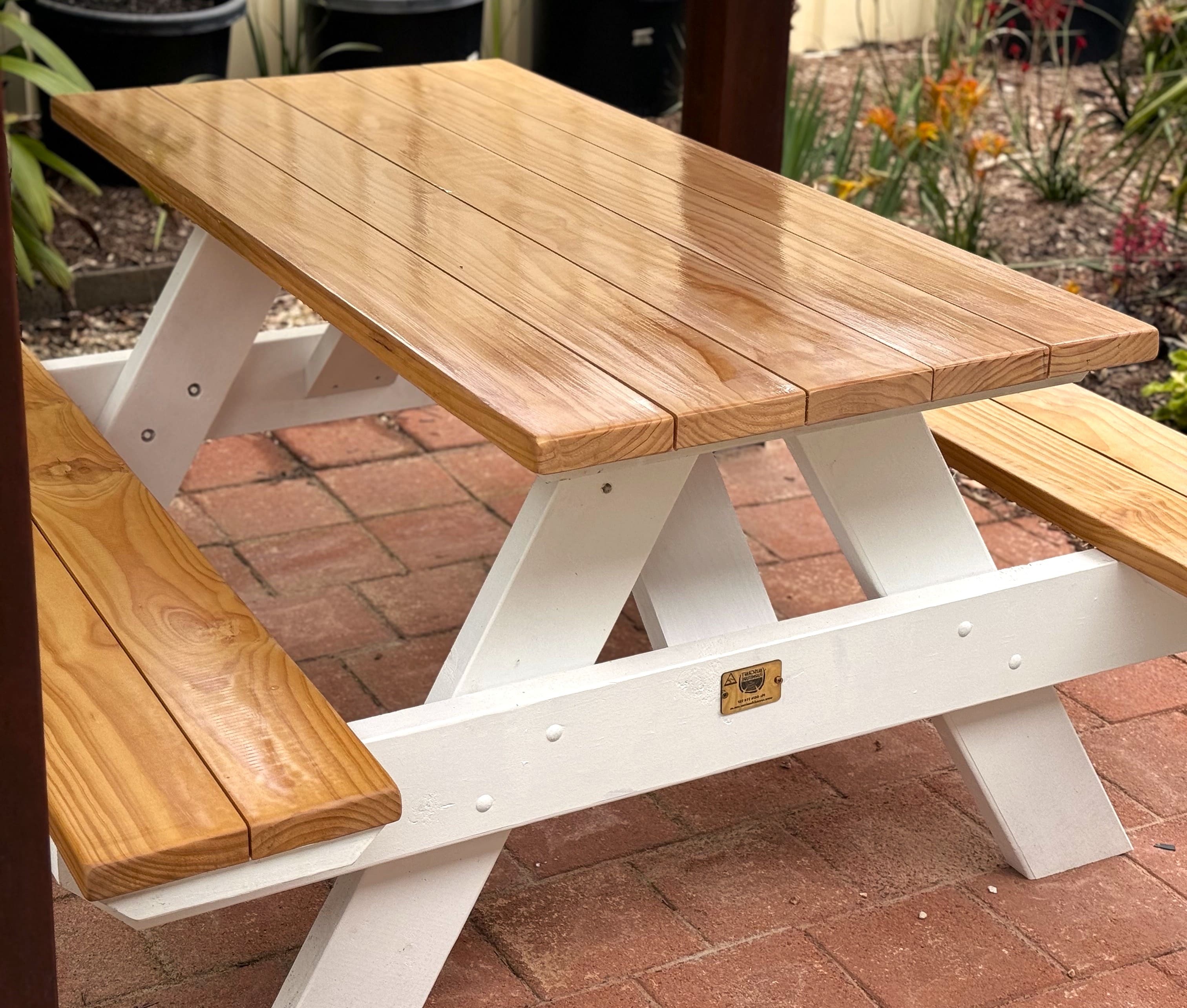 Varnished White Legs